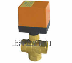 電動(dòng)閥、電動(dòng)三通球閥、電動(dòng)三通閥生產(chǎn)廠家圖片_高清圖_細(xì)節(jié)圖-上海立盾閥門制造 -